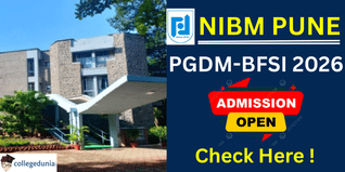 NIBM Pune Begins PGDM-BFSI Admission 2026; Apply Online Till March 20 @nibmindia.org